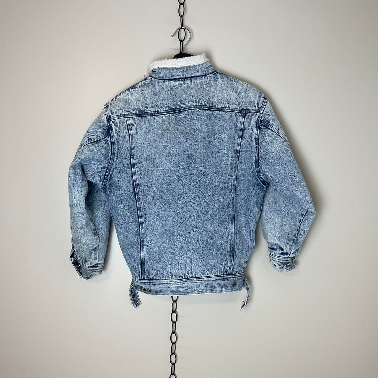 Sherpa Lined Denim Jacket - S