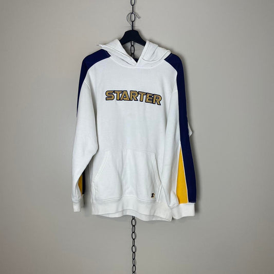 Vintage Starter Spellout Hoodie - M