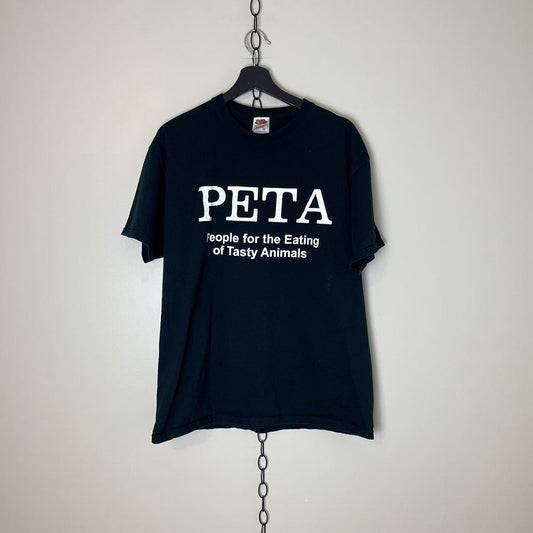 Vintage PETA Hunting Humour T-shirt - XL