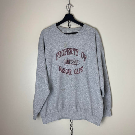 Vintage NASCAR Cafe Staff Crewneck - XL