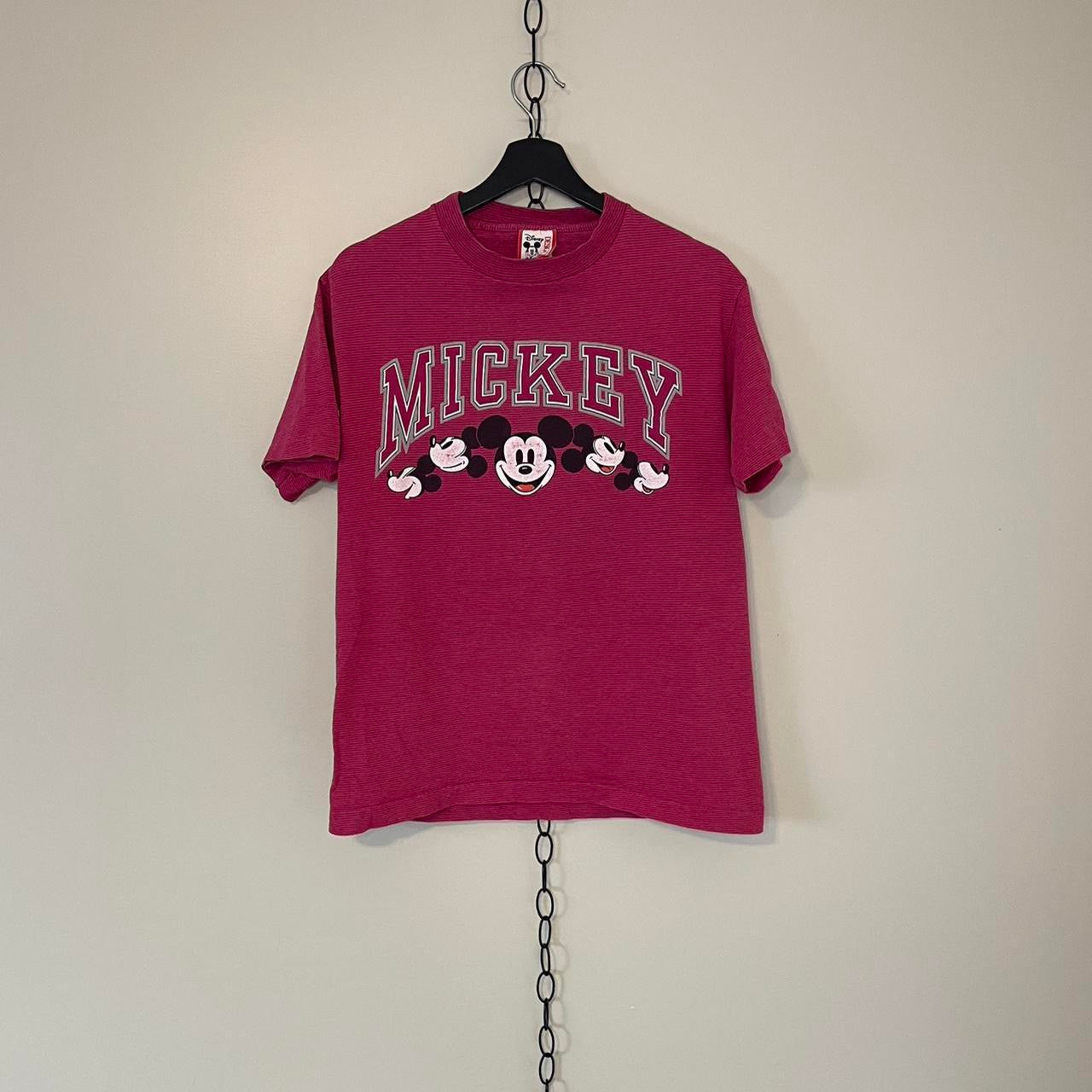 Vintage Disney Mickey Mouse Spellout T-shirt - S