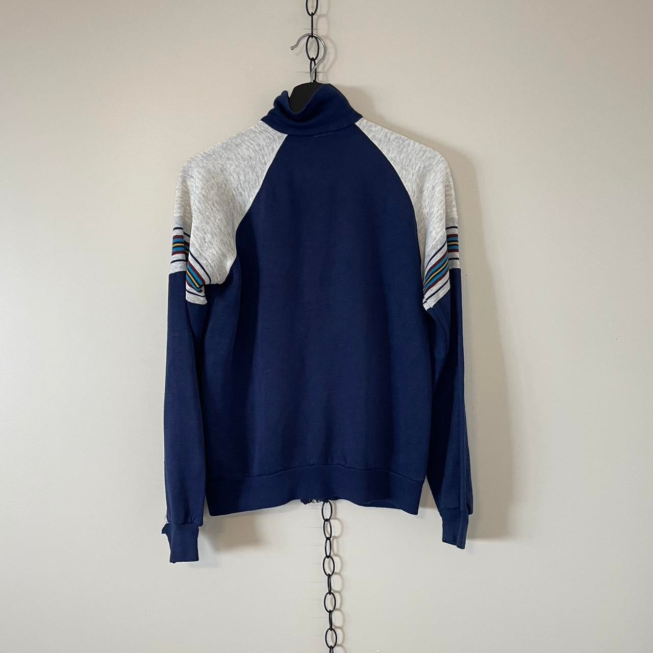 Vintage 1980s Yale Zip-up Crewneck - M