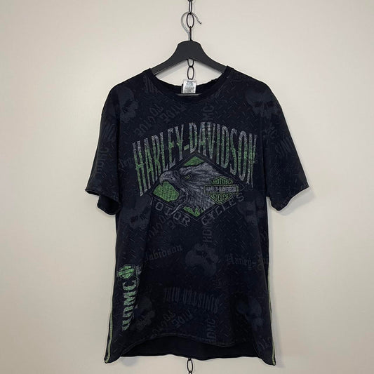 Harley Davidson All Over Print T-shirt - L