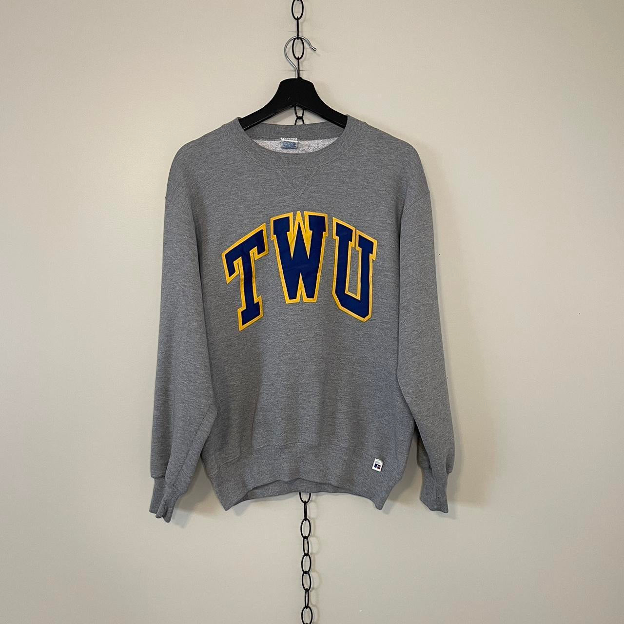 Vintage Russell Athletic TWU Collegiate Crewneck - M