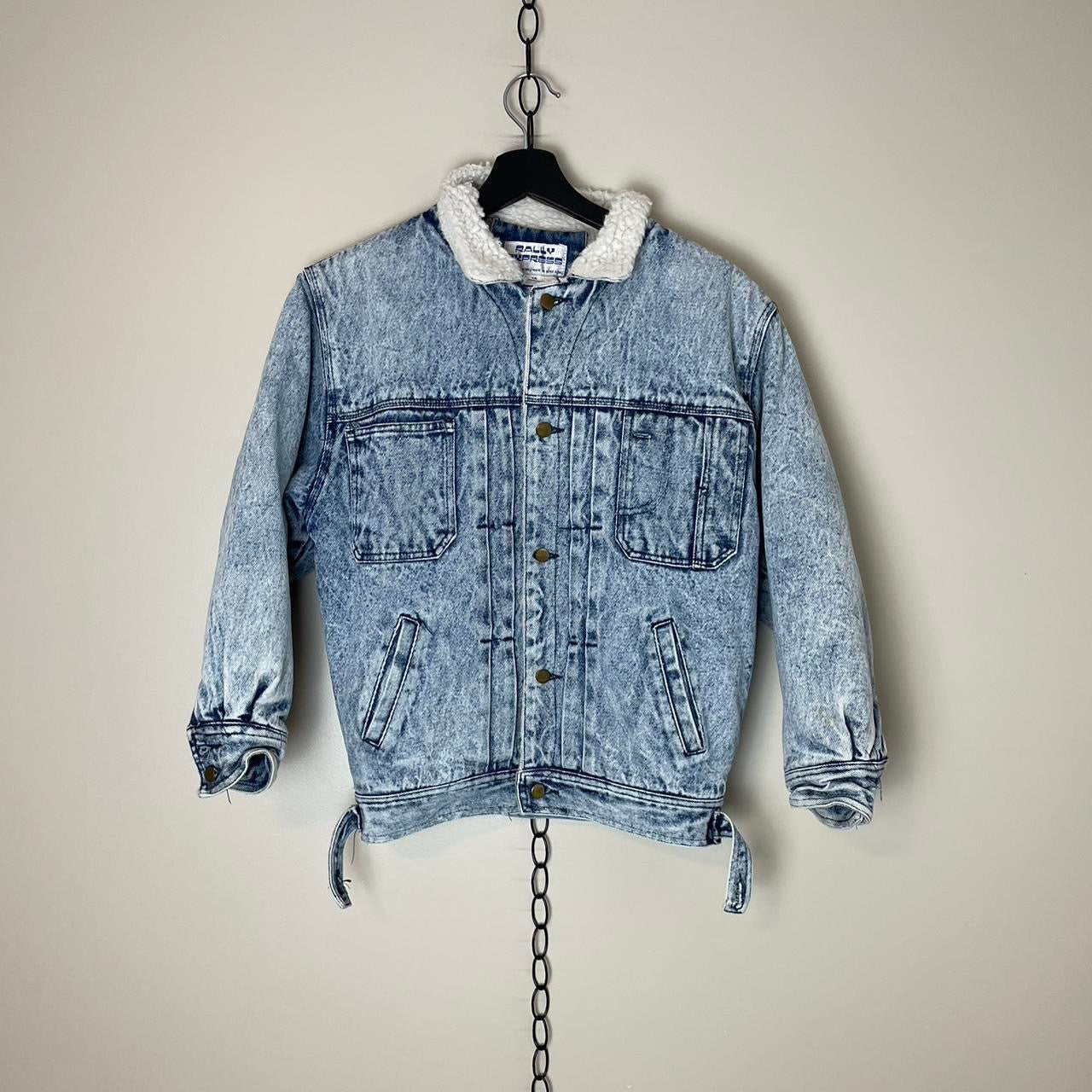 Sherpa Lined Denim Jacket - S