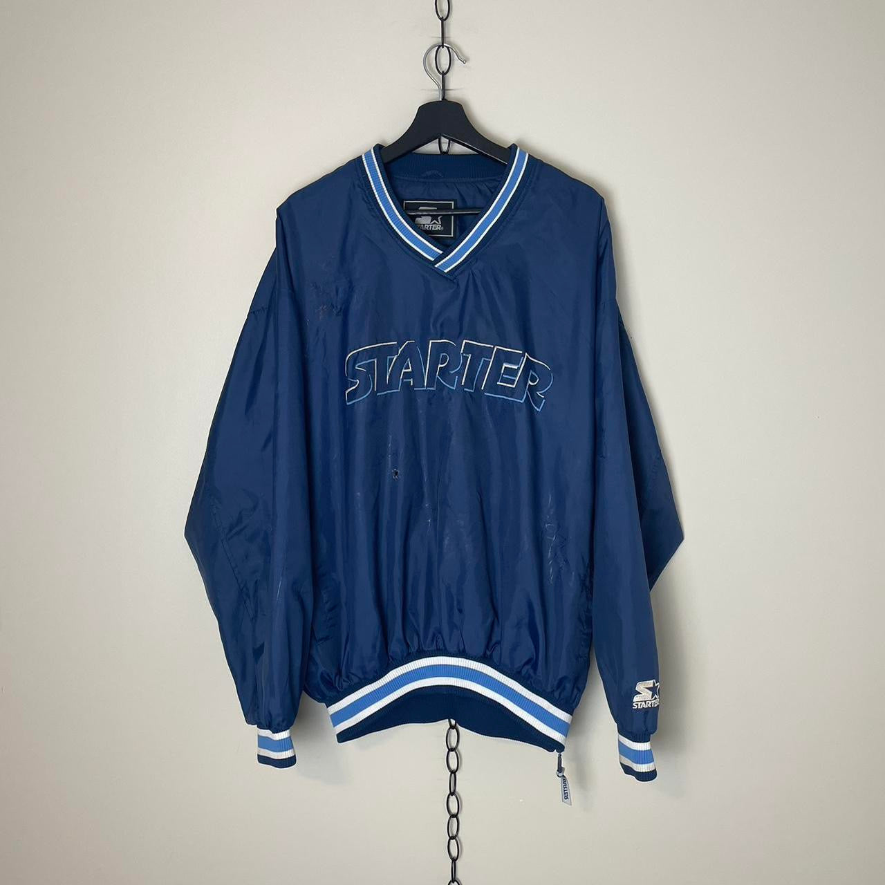 Vintage Starter Spellout Pullover Light Jacket - XL