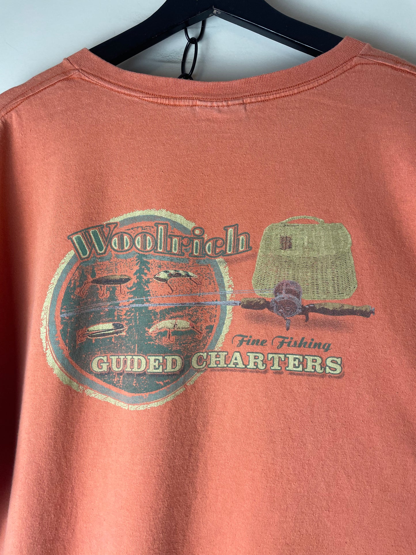 Vintage Woolrich Fine Fishing T-shirt - XXL