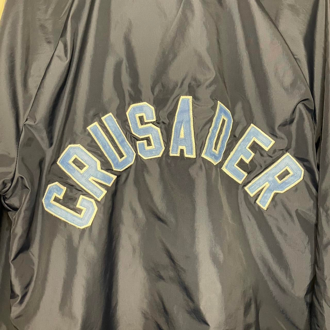 Vintage 1980s Assumption Crusader Spellout Light Jacket - L