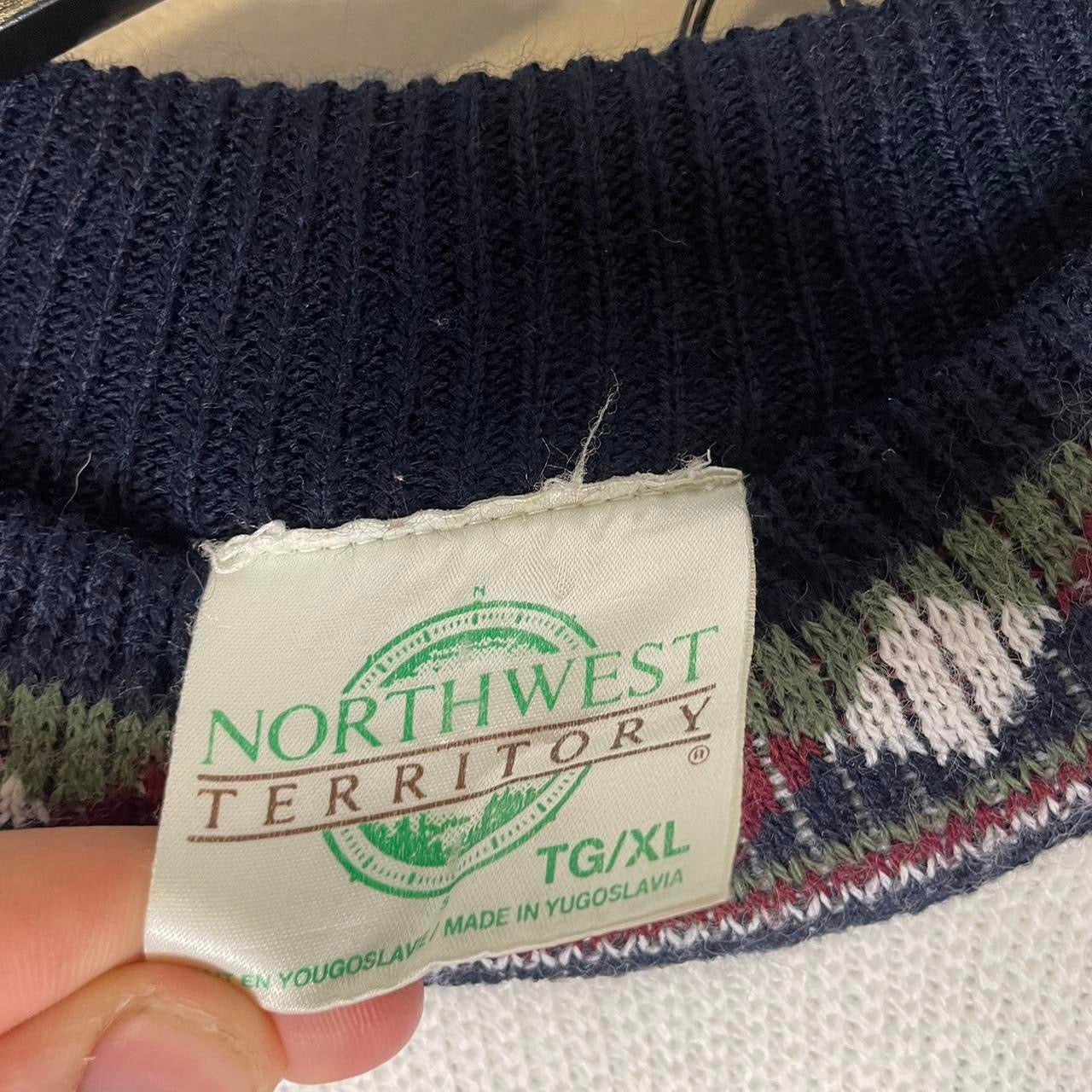 Vintage Northwest Territory Patterned Sweater - XL